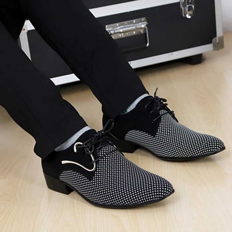 Big size fi Mens brogue shoes wedding Business dress Nighlubs oxfords Breathable Working lace up shoes 2021 newXJ250113