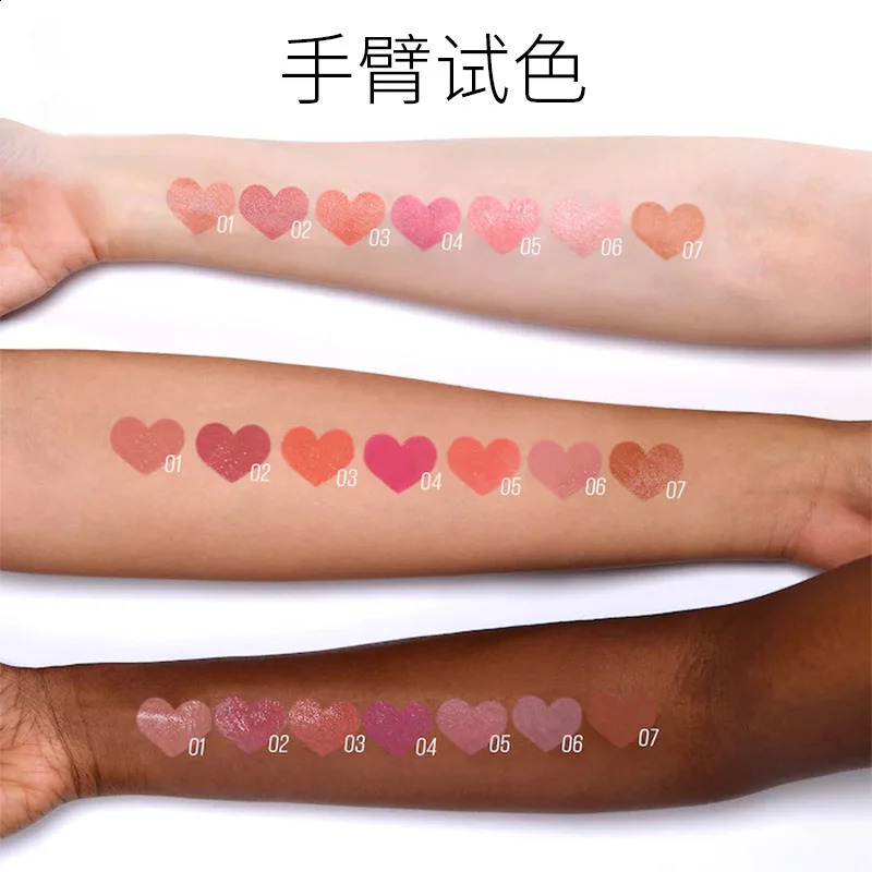 Heart Shape Face Cushion Blusher Cheek Rouge Nourishing Nude Makeup Complexion Cosmetics Maquiagem 250106