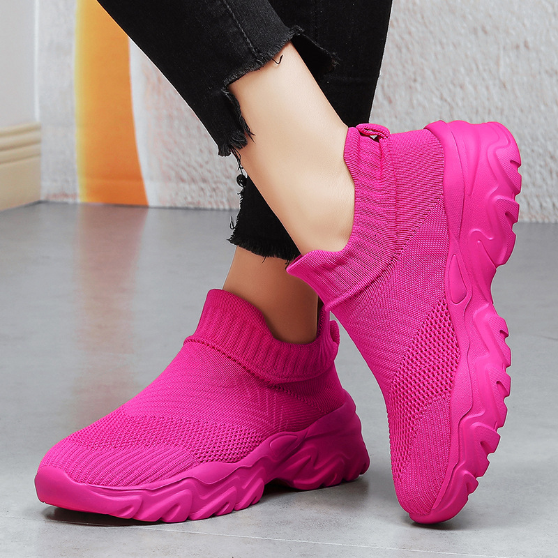 Casual Shoes for Men Women EVA Mesh Slip-on Shoes Lightweight Breathable Big Size Sneakers