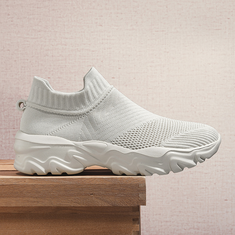 Casual Shoes for Men Women EVA Mesh Slip-on Shoes Lightweight Breathable Big Size Sneakers