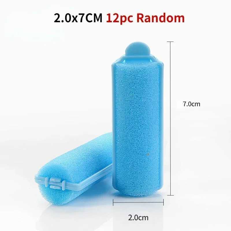 6-14 pieces of soft magic sponge 6 size foam hair roller DIY hair removal tool kit female styling does not harm hair W250113