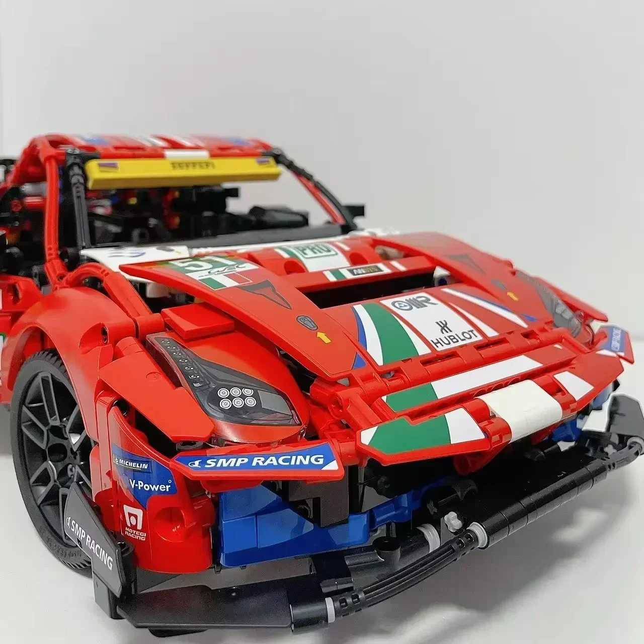 488 GTE Bricks 42125 Technical Series 1648Pcs Supercar Building Blocks Sports Race Car Vehicle Model Assembly Kid Adult Toy GiftXJ250113