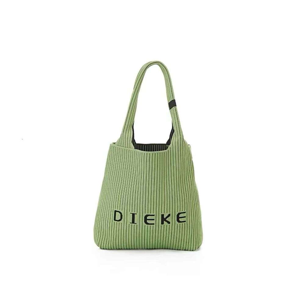 New Knitted Shoulder Diagonal Span Large Capacity Versatile Travel Commuter Letter City Office Shopping Bag