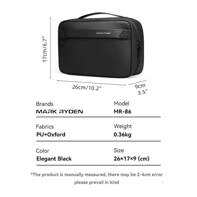 Travel Toiletry Men's Business Trip Gods Dry Wet Separation Fiess Bath Waterproof Makeup Storage L_Mr86 Wash Bag