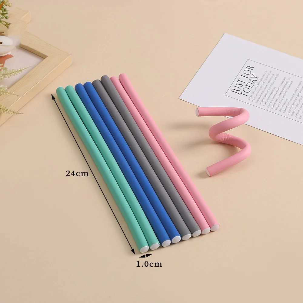 10 pieces of universal perm curling stick Flexible curling stick Manufacturer of soft foam curling tool Hot curling W250113