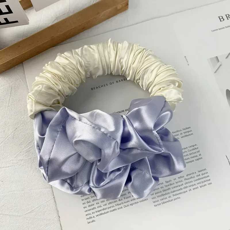Hot hair curler silk curler soft and elastic satin hair tie sleep styling accessory ponytail beauty accessory W250113