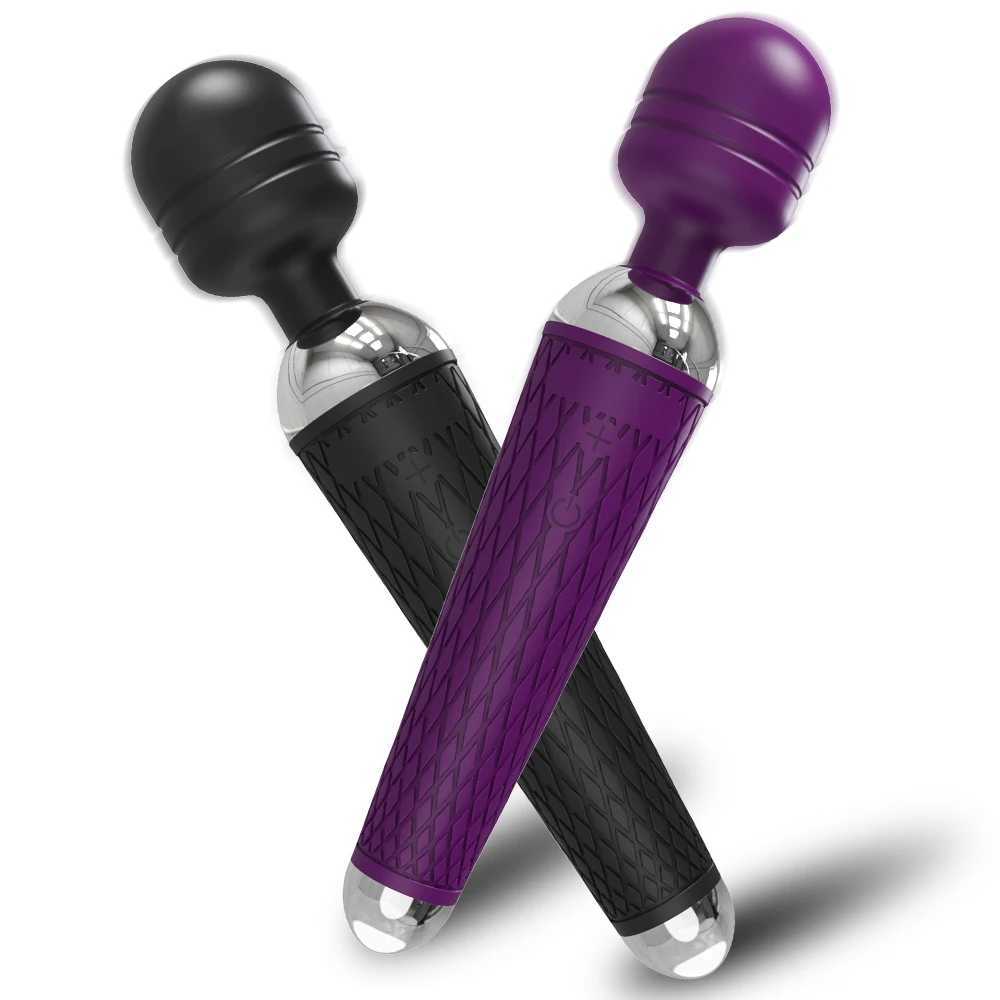 Dildos sans fil Av Vibrator Magic Wand for Women Clitoris Stimulator USB Rechargeable Massager Goods Toys pour adultes 18W250113