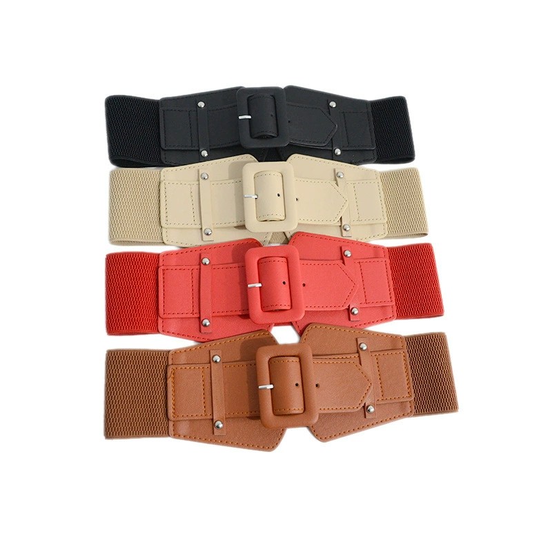 Belt Women Decorative Wide Elastic Waistband With Dresses Sub Simple Peplum Corset Fashion Waist Decoration
