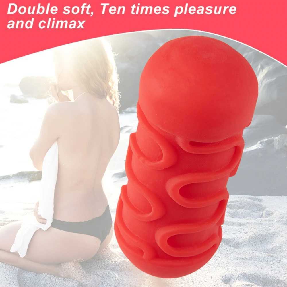 Pocket Pussy Male Sex Toys Masturbator For Men Blow Job Soft Stick Masturbation Cup Small Sex s Glans masturbation s VaginXJ250113