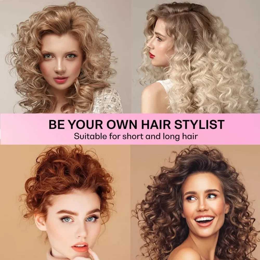 No heat wave headband no heat wire curly hair ribbon curler sleep soft headband lazy curler hair styling tool W250113