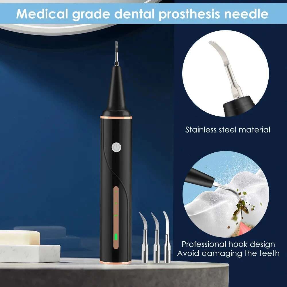 NEW Xiaomi MIJIA Teeth Whitening Belt HD Visible Ultrasonic Electric CleanerCamera Dental Calculus Tartar Removal Tool