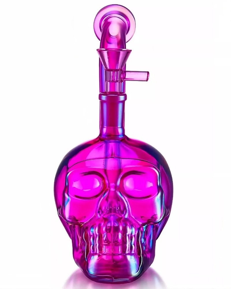 Hookahs Glasses Beaker Bong Smoking Waterpipes Beaker Stereoscopic Skull Modeli…
