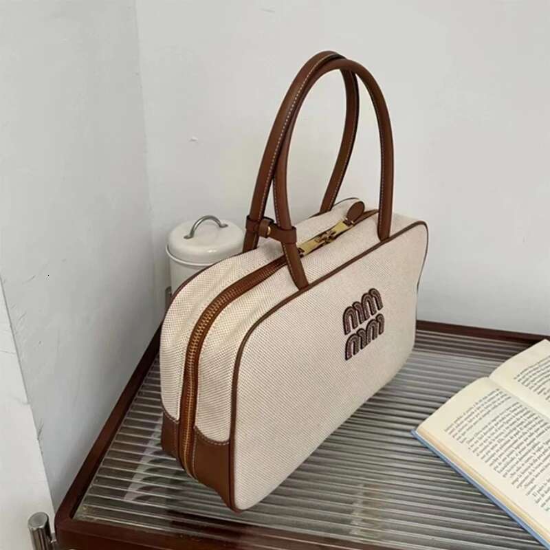 Large Capacity Pillow Bags For Women Fashion Commuter Handbag Female 2025 New Work Boston Bowg Single Shoulder Canvas Bag