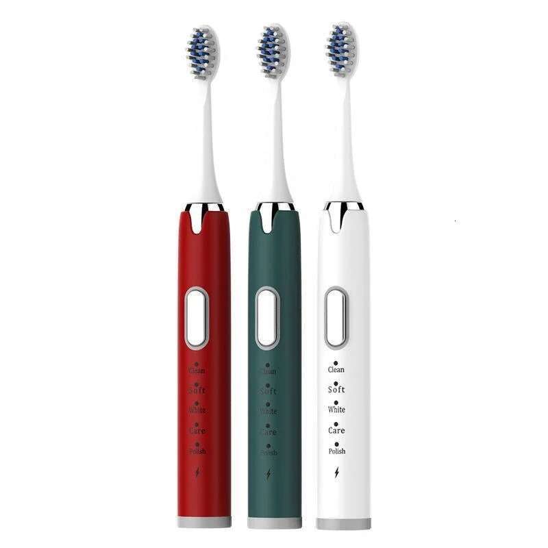 Rechargeable Ultra Sonic Electric Toothbrush - 5 Speed Soft Hair Automatic for Adults & Students