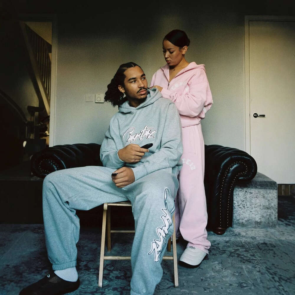 New American Y2K letter hip-hop punk hoodie hooded men's and women's pullover casual sportswear