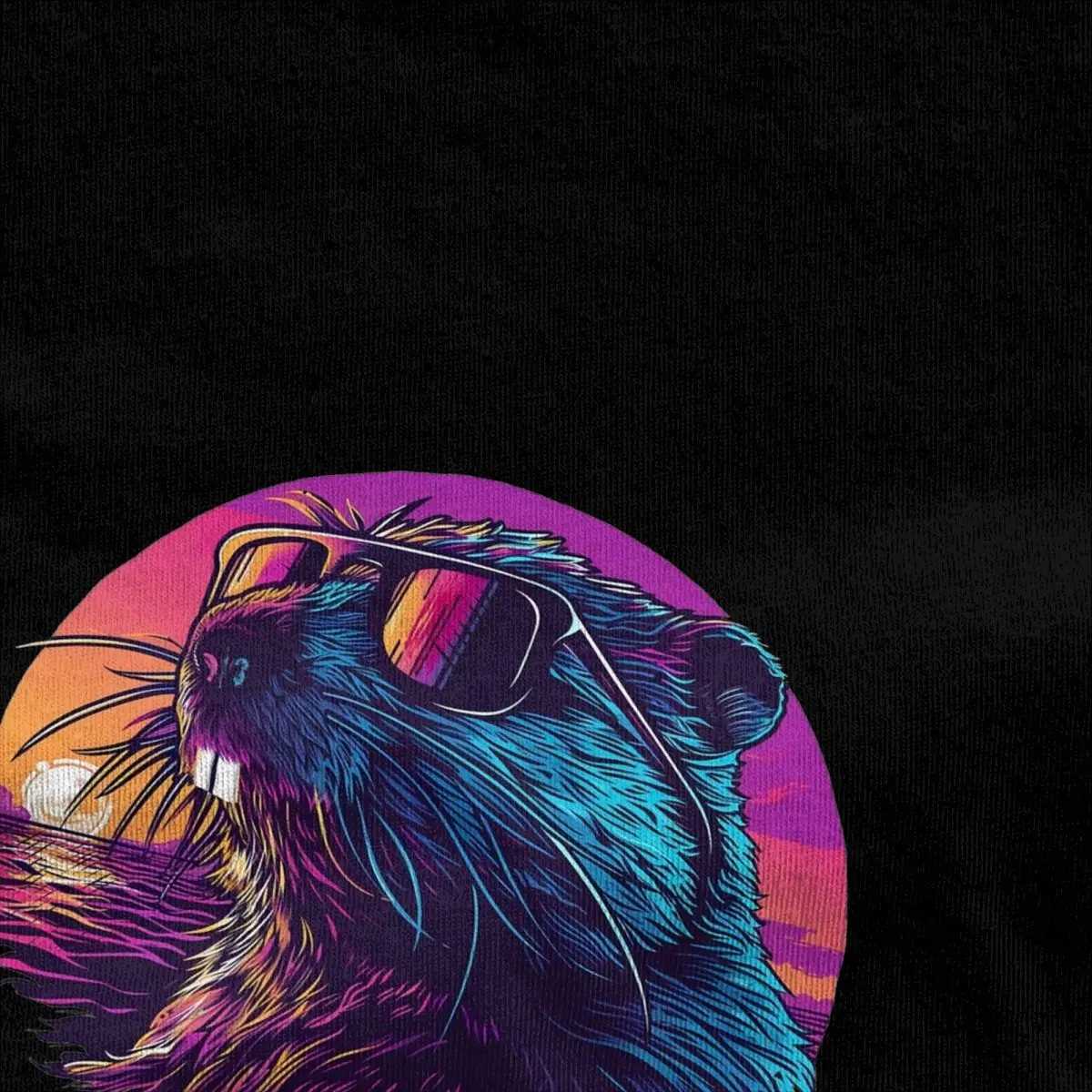 Couple T Shirt Synthwave Polish Beaver Meme Bobr Bober Kurwa T-Shirts Novelty Summer Tee Shirt Streetwear Design Cotton Tops X250113