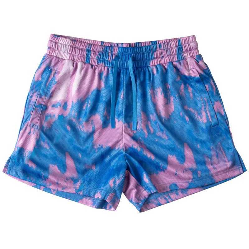 Bodybuilding Shorts Men Summer Running Sport Gym Breathable Mesh Bermuda Boxing Training Male Quick Dry Beach Pants X250113