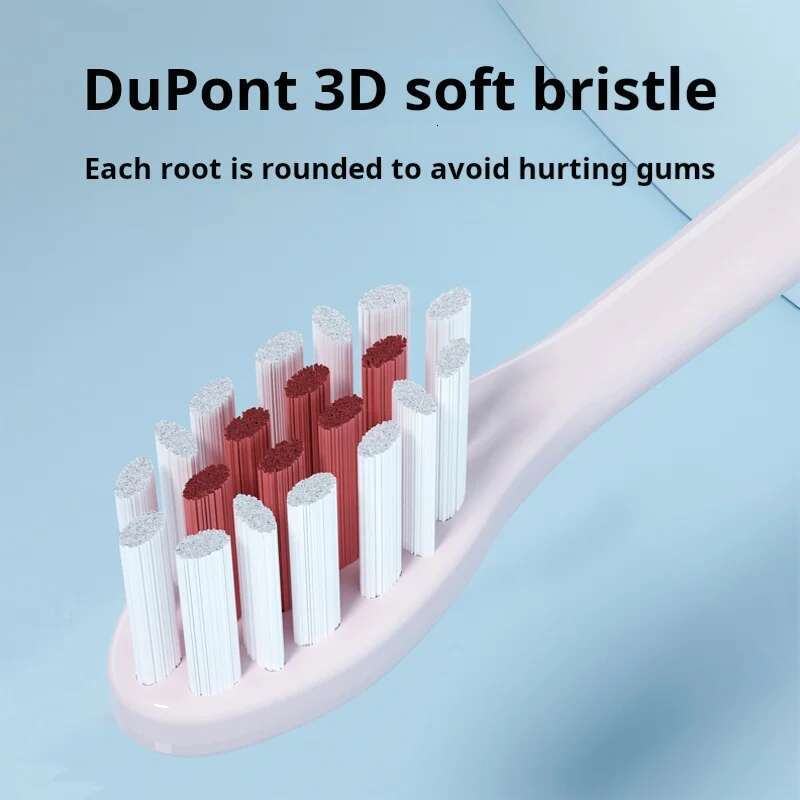 Electric Toothbrush DuPont Soft Fur Ultrasonic Dental Brush High-Vibration Rechargeable Waterproof 4 Gear Teeth Cleaning Tool