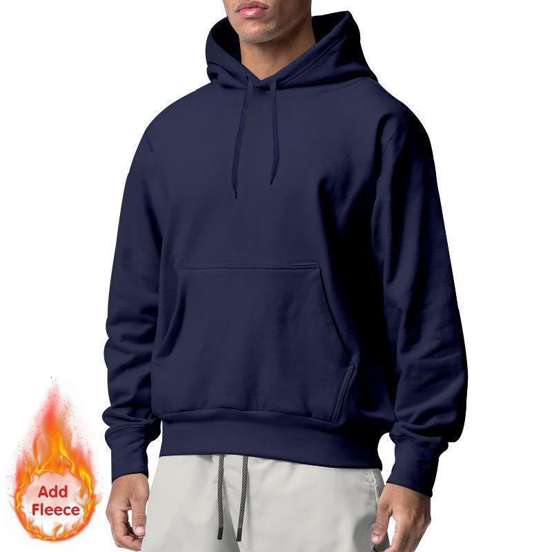autumn and winter designer cross-border mens sports black white khaki red blue fleece hoodie men's fashion hip hop hooded sweatshirt S-3XL