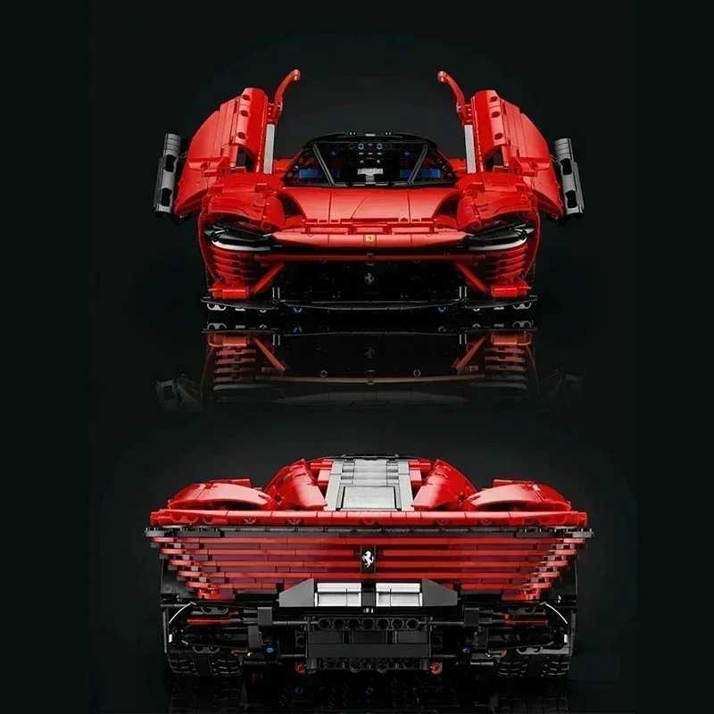 3778PCS New Ci Technical Compatible Daytona SP3 Supercar MOC Building Blocks Car Model Bricks for Adult kids Christmas giftsXJ250113