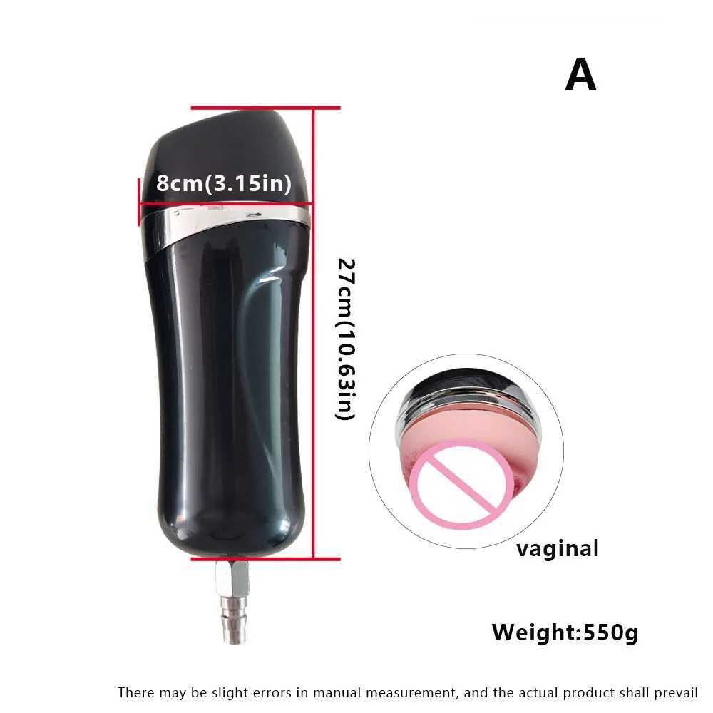 Automatic Sex Mane Attachment Quick Lock Male Masturbator Cup Sex Toys for Men Premium Stainless Steel Vac-U-Lock PortXJ250113