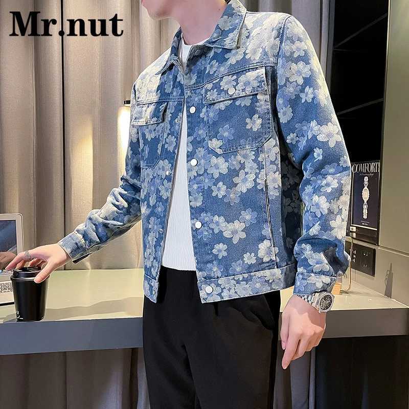 Denim Jackets Clothing Stylish Male Coat Spring Autumn Outerwear Tops Casual Clothes Fashion Lapelcollar High-Quality Jacket X250113