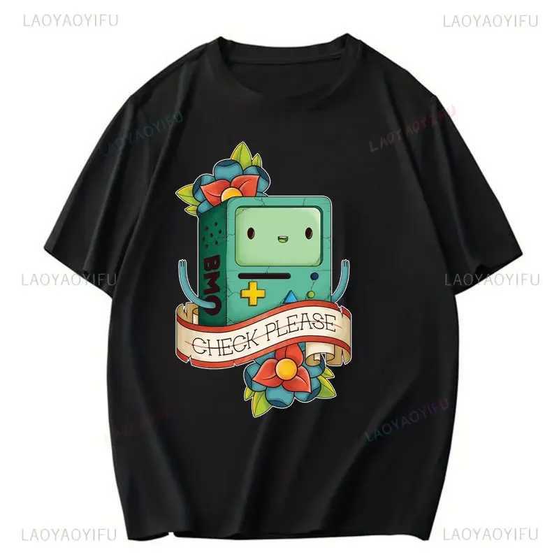 Zombie Time Adventure Tshirt for Man and Woman Funny Cartoon Cotton Printing T-Shirt Fashion Streetwear Short-sleev Unisex Tees X250113