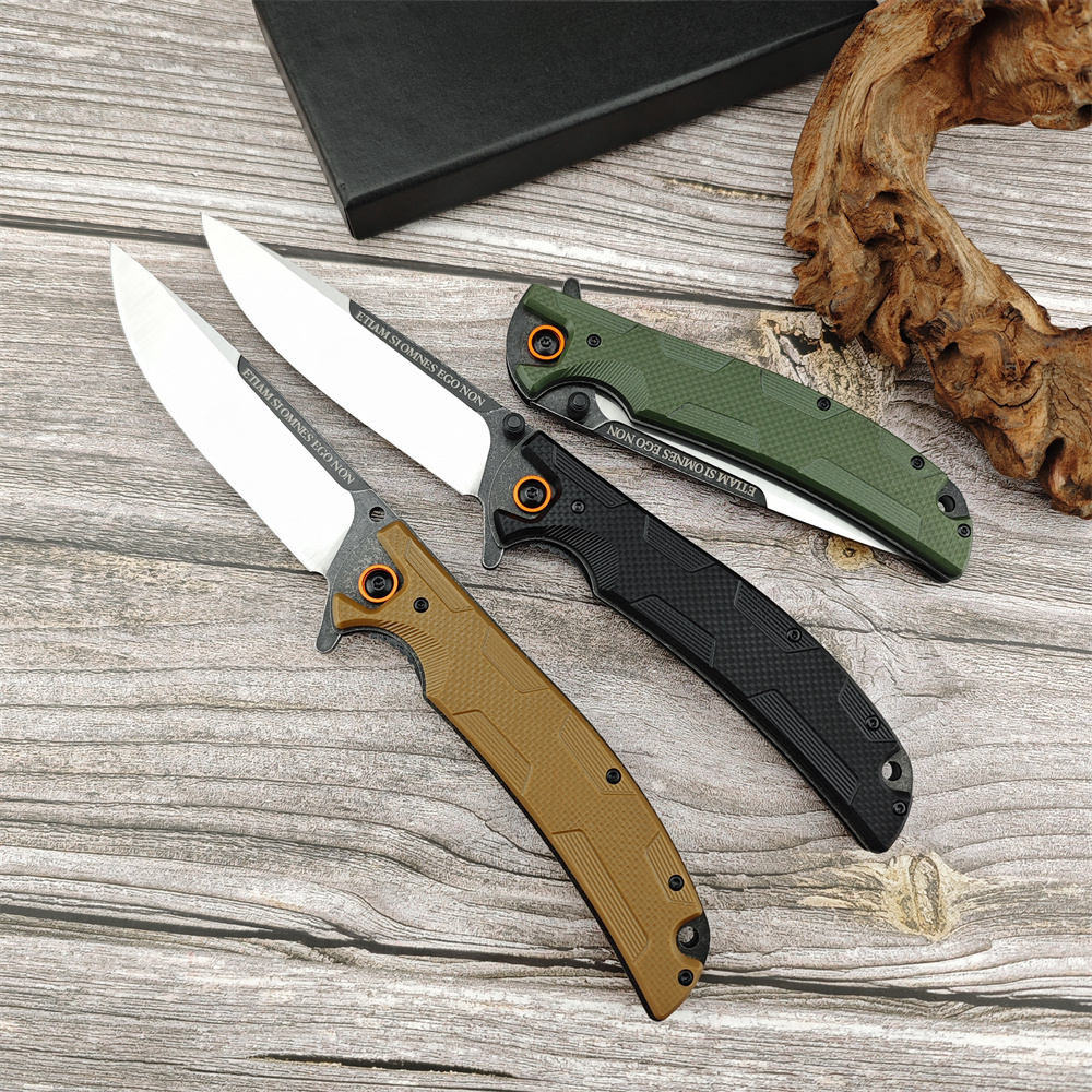 Portable Tactical EDC Pocket Folding Knife D2 S Blade G10 Handle Hunting Outdoor Bushcraft Rescue Survival Utility Tools 3300 3200 535 15535 940 3400-