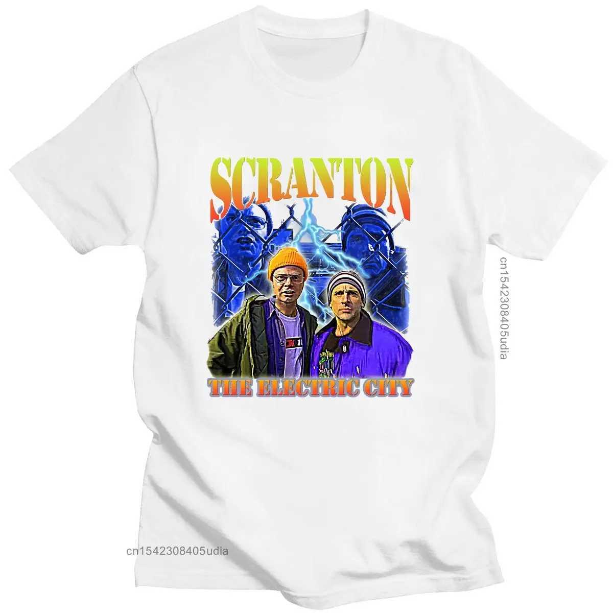 Oversized T-Shirt The Office Dunder Mifflin Dwight Tv Show Scranton Tshirts Male Brand Mens Vintage Cotton Tshirt Unique Tops X2501137