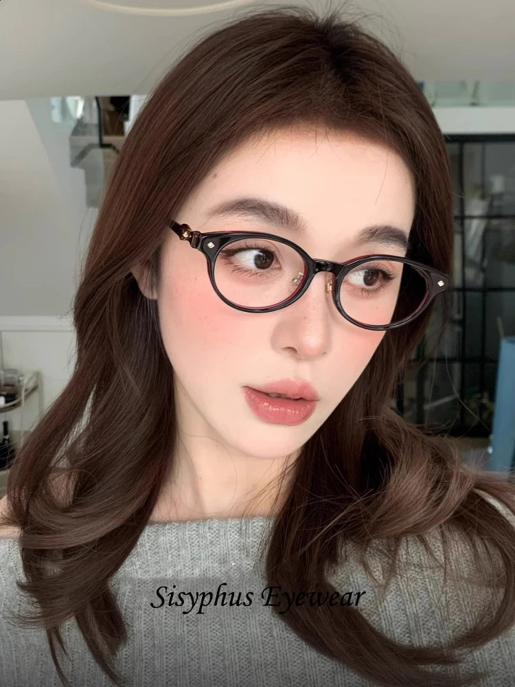 Vivienna Vintage Nerd Glasses with Nose Pads Retro Butterfly Temples Blue Light Blocking Eyeglasses Frames 250110