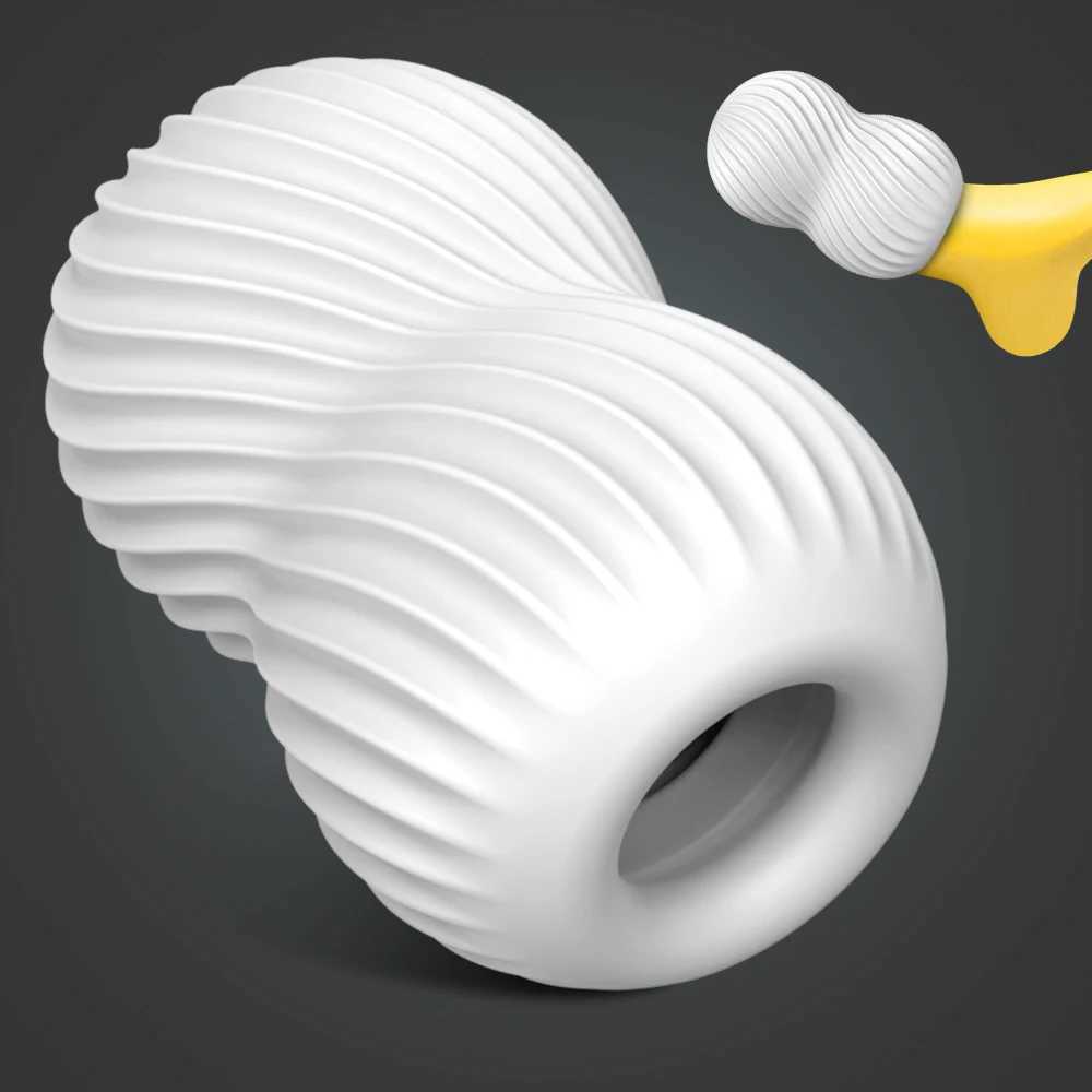 Manual Male Masturbation Goods Open-ended Silicone Stretchable Masturbator for Men Pocket Pussy Sex Toy for MenXJ250311