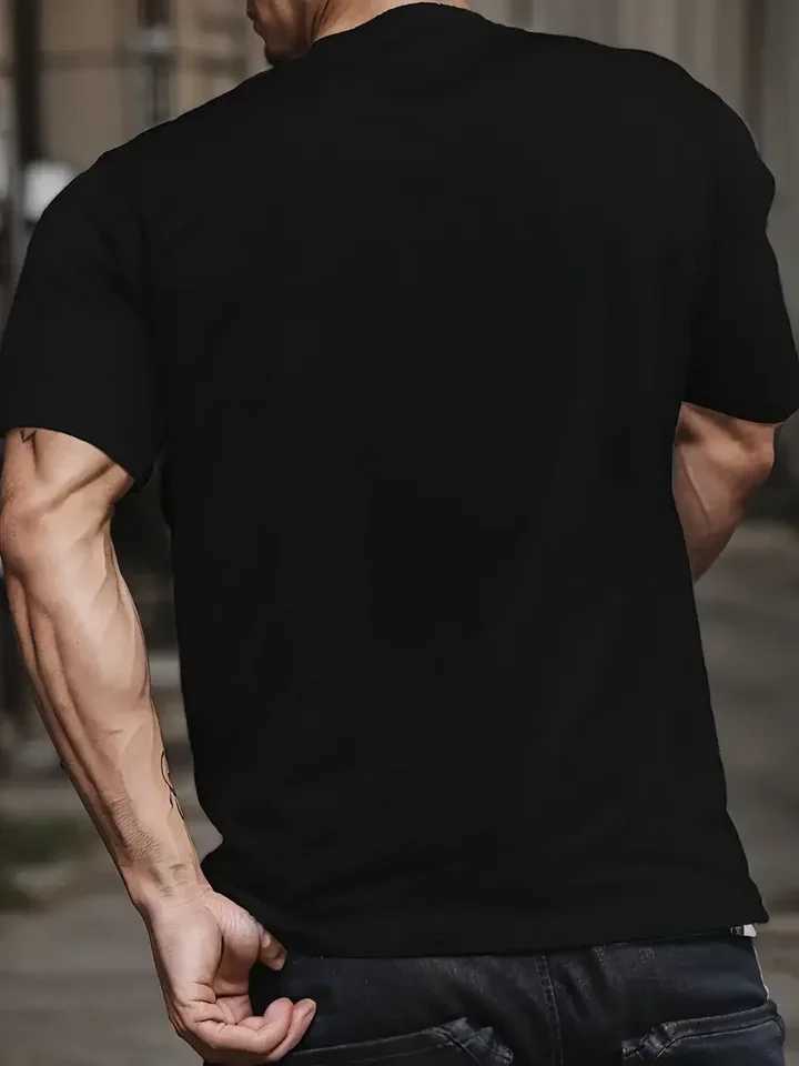 Men Design T-Shirt Its Never Luck Its Always God Printing t Shirt Round Neck Man Tee Tops Fashion Harajuku Cotton Clothing X2501131