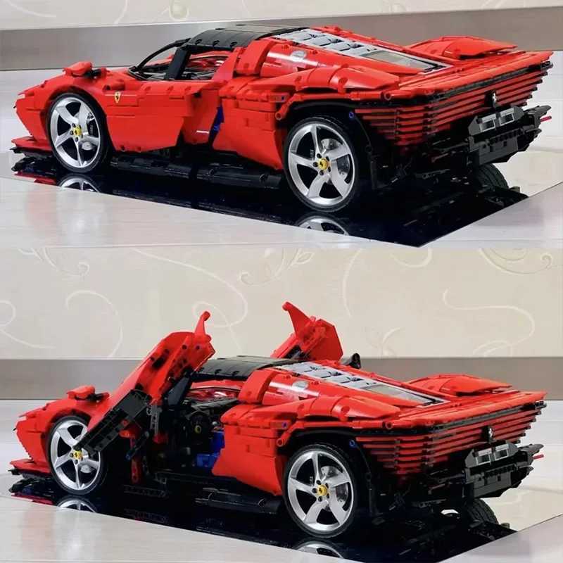 3778PCS New Ci Technical Compatible Daytona SP3 Supercar MOC Building Blocks Car Model Bricks for Adult kids Christmas giftsXJ250113
