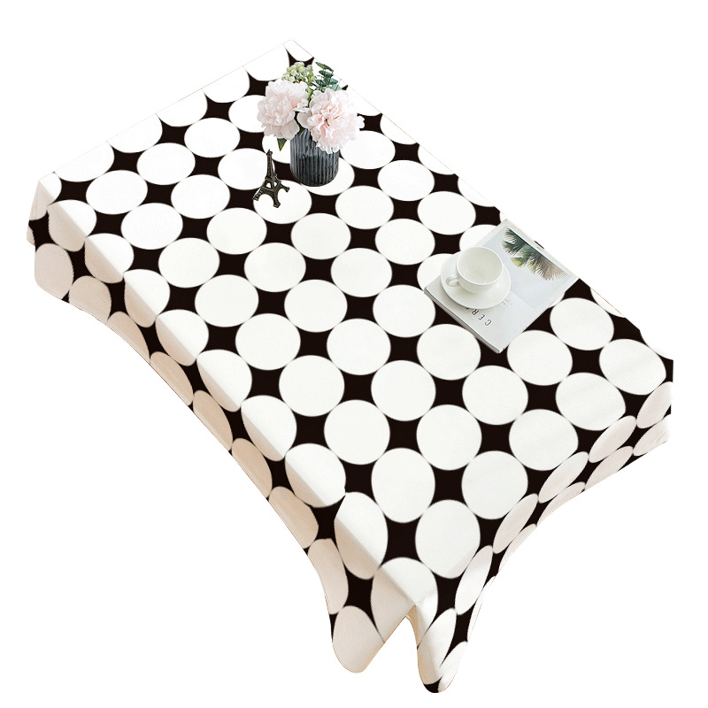 W423 Rectangular coffee table table cloth dustproof oil-proof scalding-proof washable table cloth table mat