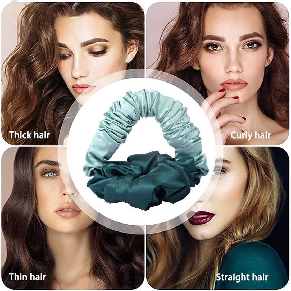 Curling products Silk Sleep Curler Non Heat Short Hair Styling Tool Non Heat Curler Boucleur cheveux W250113