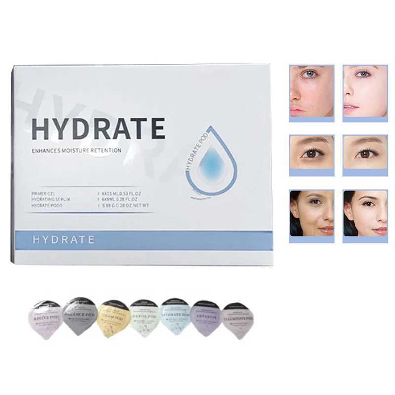 Hydrate Glam Revive Detox Illuminate Kit Pods Serum Facial SPA Serum For Bubble Beauty Machine Facial Oxygen Aqua CO2 Serum GelsXJ250113