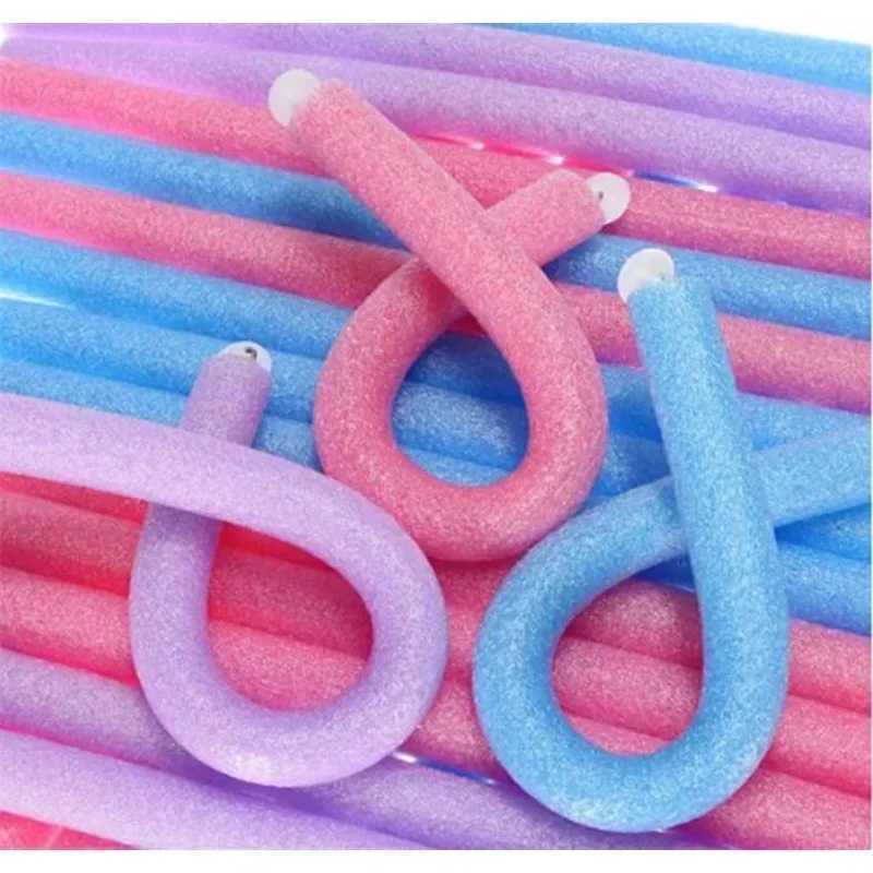 10 pieces/set of multifunctional twisted sponge hair clips without heat roller wave forming hair clip shaping tools wholesale W250113