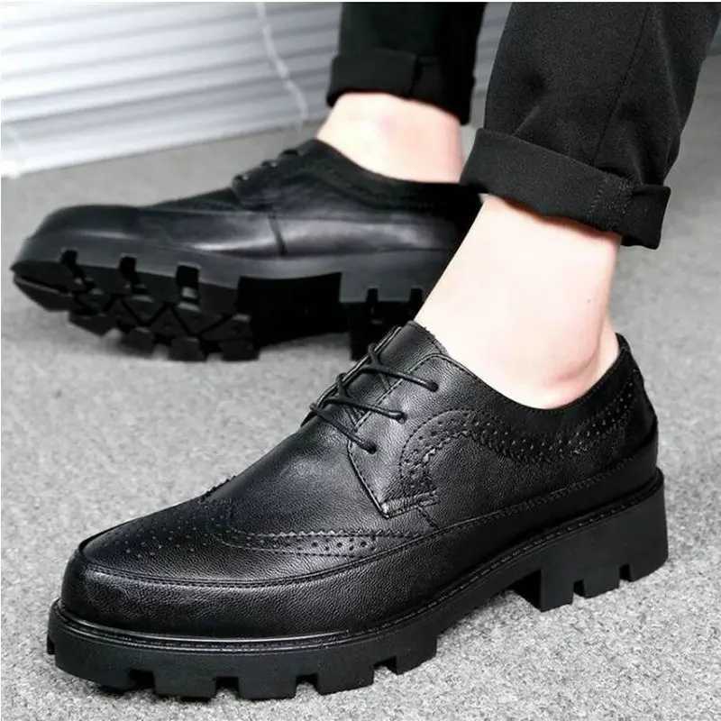 New Luxury Fi Wedding Business Shoes Men Oxford Dress Shoes odile Pattern Men Formal Shoes LH-67XJ250113