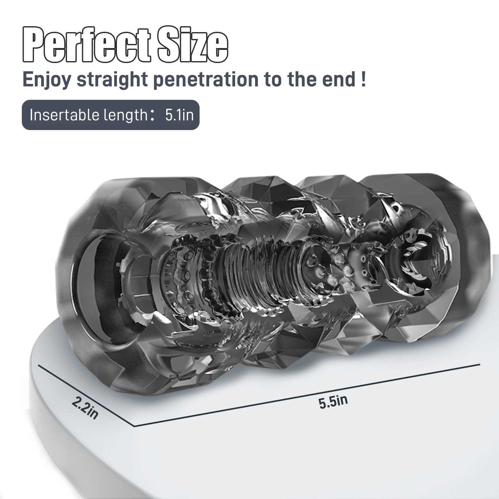 Male Masturbator Cup Pocket Pussy Masturbation Sex Toys for Adult Sucking penis Tight Realistic Vagina Man Endurance Soft jobXJ250113