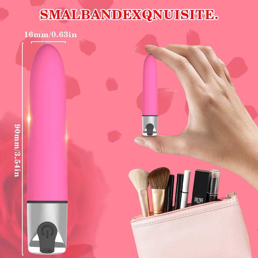 Powerful G Spot Mini Bullet Vibration Vibrator Vaginal Clitoral Stimulator Fake Penis Charging Masturbation Adult Sex Toy W250319