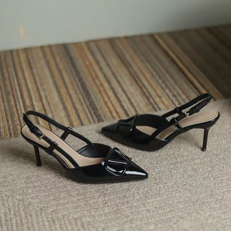 hot free shipping designer Dress shoes for woman outdoor high heels fashionable classic sandals black size 34-42
