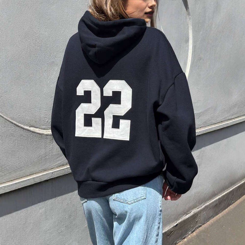 Women's letter printed hooded Y2K autumn long sleeved sweatshirt for women Harajuku punk