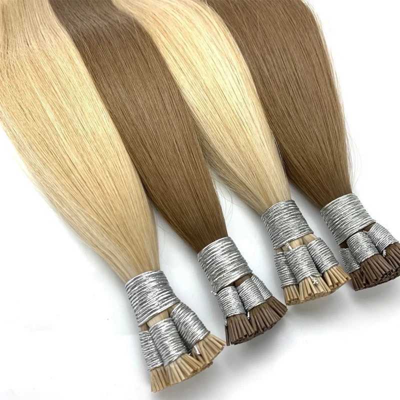 Original keratin Itip hair pre bonding extension De Cabello 00human Remy Russian Remy I Tip human hair extension W250113