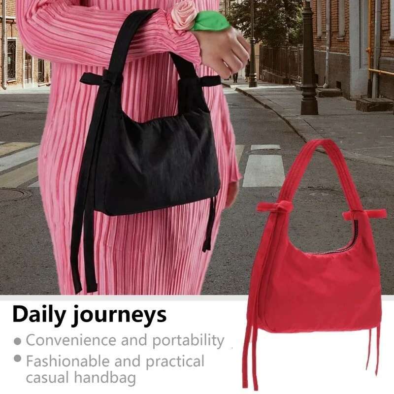 New American Niche Design Baggu Small Bow Portable Armpit Fashionable Casual And Versatile Women's Bag