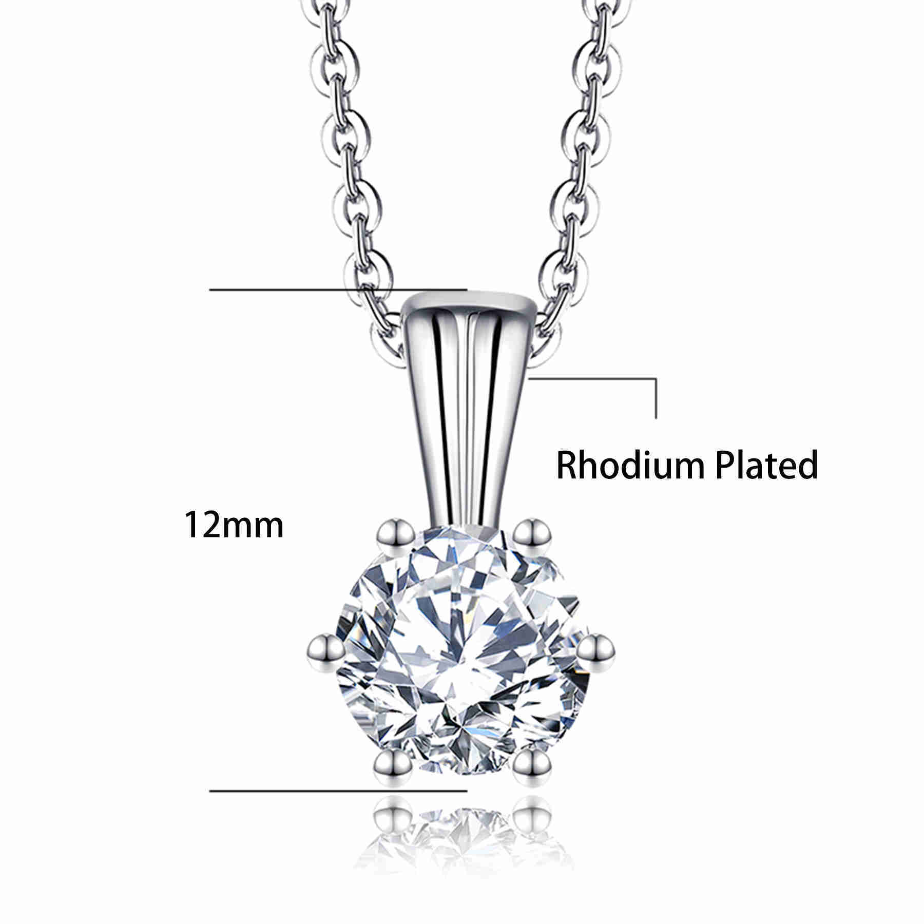 Classic hexagonal design senior Jewelry Pendant couple necklace Moissanite 925 sterling silver necklaces for women