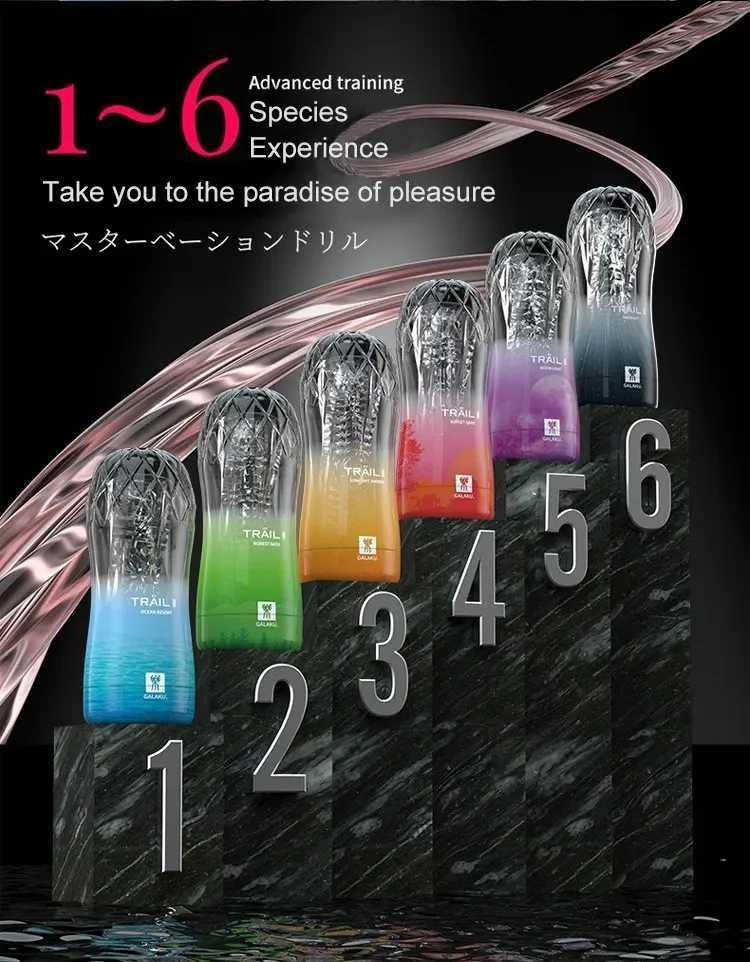 Reusable Male Masturbator Soft Pussy Sex Toys Transparent Vagina Adult Endurance Exercise Sex Products Vacuum Pocket Cup For MenXJ250113