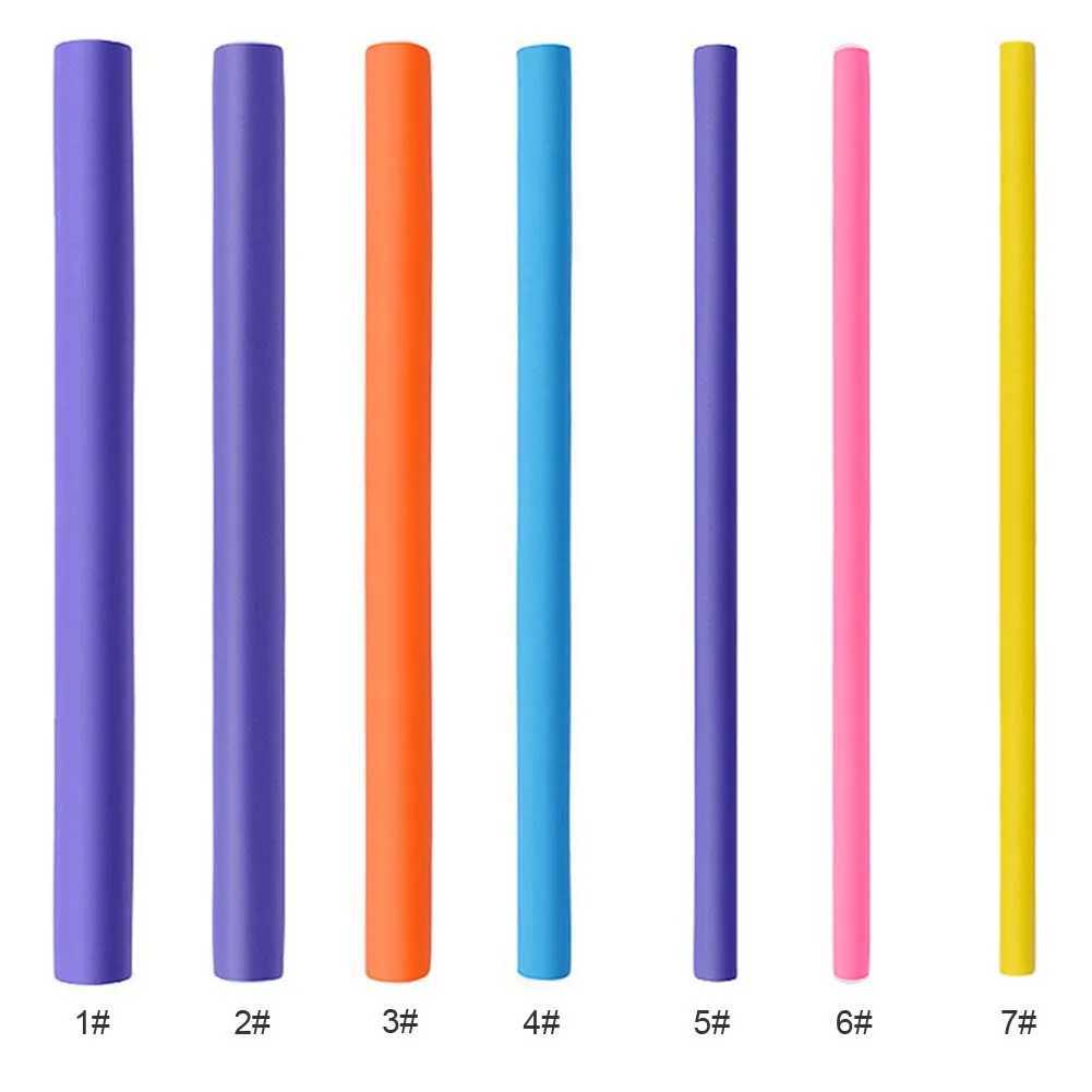 10 pieces of soft rubber non thermal hair clips salon non thermal hair clips salon non thermal flexible hair clips W250113