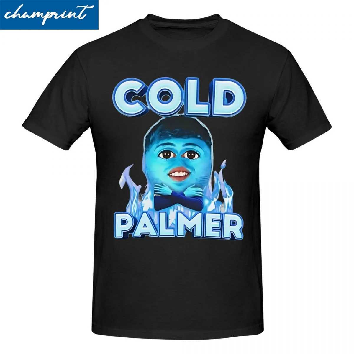 Leisure Cold Palmer Funny Meme T-Shirt For Men Women Cotton Short SLeeve Soccer Round Neck Summer TopsTops X250113