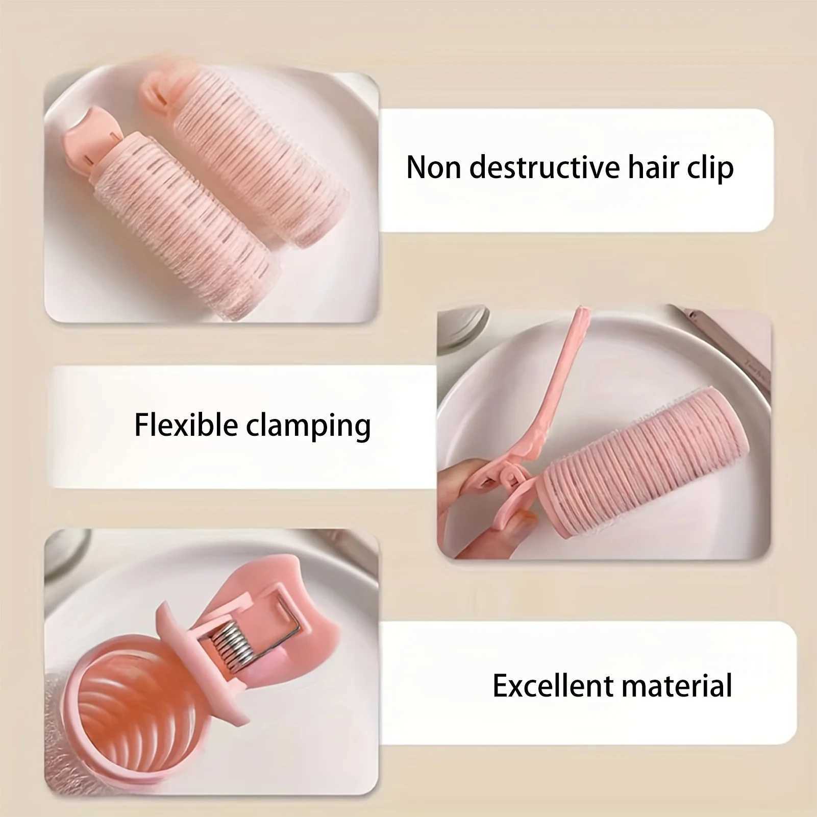 Bangs curling Irons lazy hair roller fluffy styling clip air overnight curling no heat curling DIY hairstyle accessories W250113