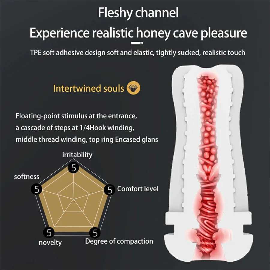 Male Masturbator Cup Vibration Vibrating Bullet Penis Automatic Blowjob Real Vagina Pocket Pussy Oral Sex Toys For Man AdultsXJ250113